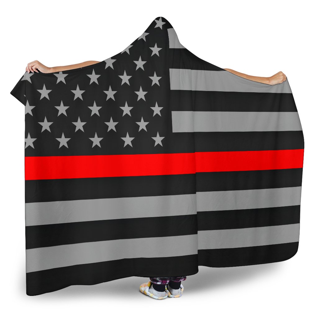 Thin Red Line Hooded Blanket GearFrost