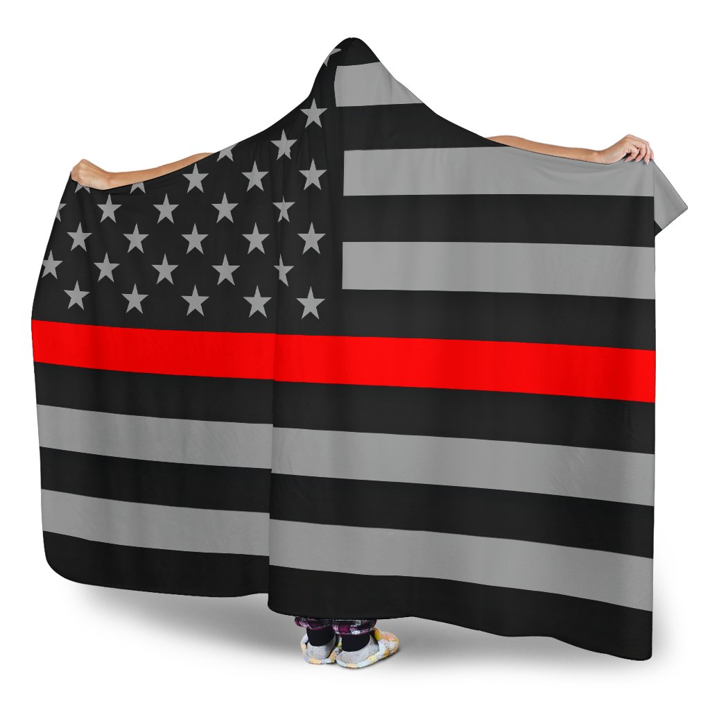 Thin Red Line Hooded Blanket GearFrost