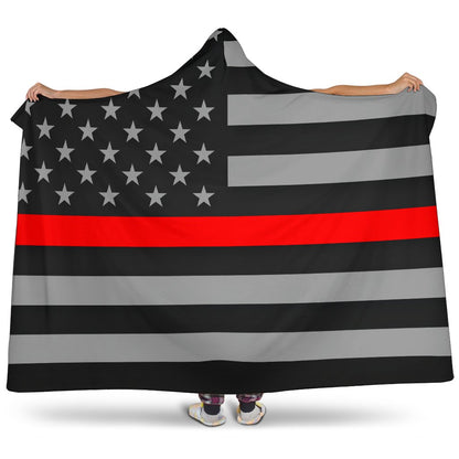 Thin Red Line Hooded Blanket GearFrost