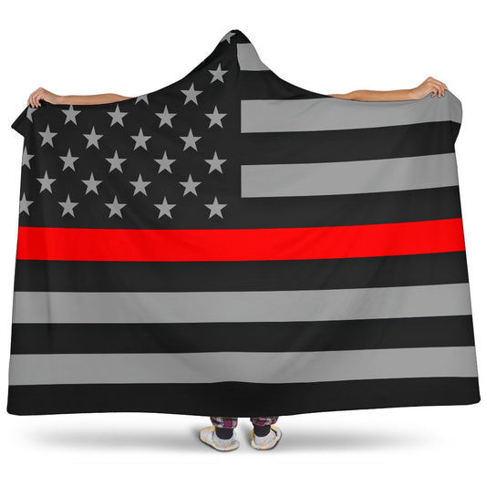 Thin Red Line Hooded Blanket GearFrost