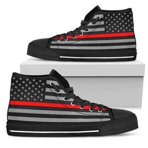 Thin Red Line Men's High Top Shoes GearFrost