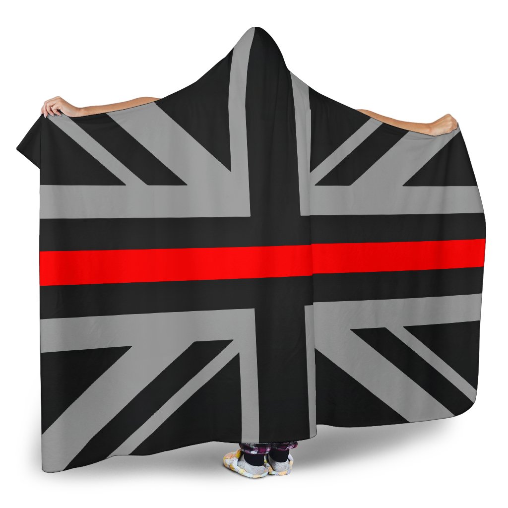 Thin Red Line Union Jack Hooded Blanket GearFrost