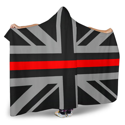 Thin Red Line Union Jack Hooded Blanket GearFrost