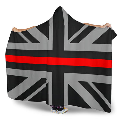 Thin Red Line Union Jack Hooded Blanket GearFrost