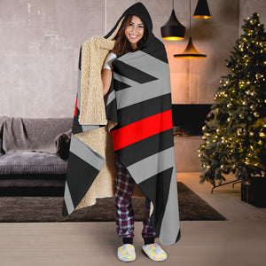 Thin Red Line Union Jack Hooded Blanket GearFrost
