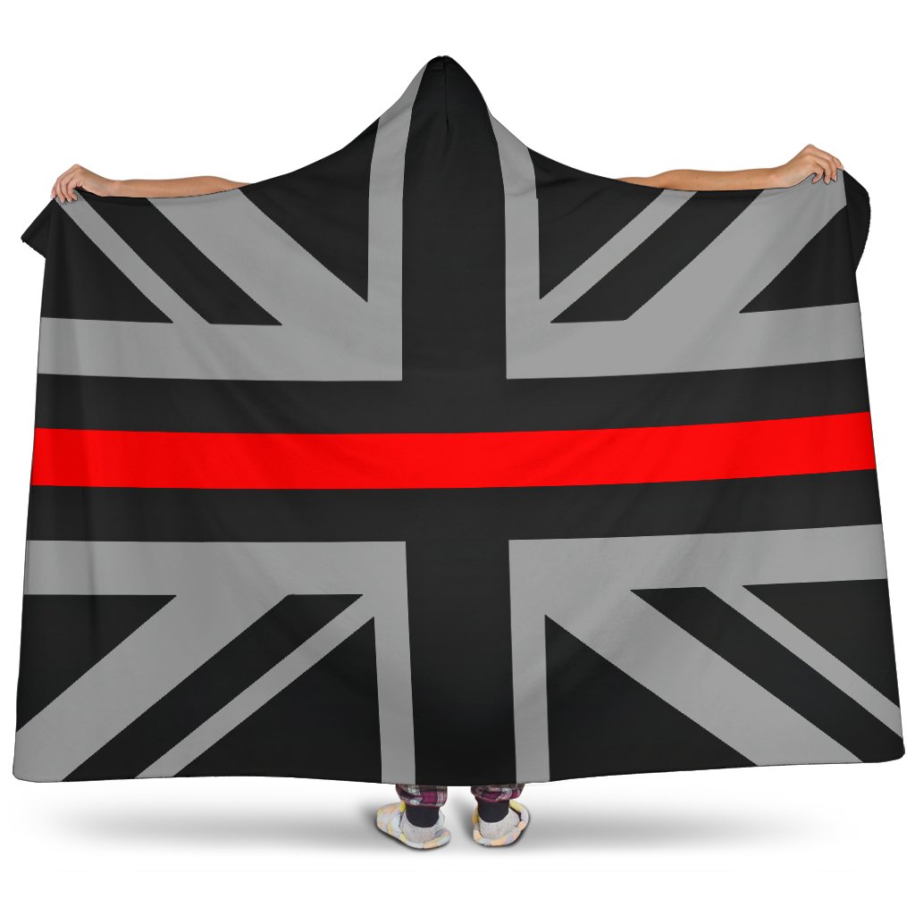 Thin Red Line Union Jack Hooded Blanket GearFrost