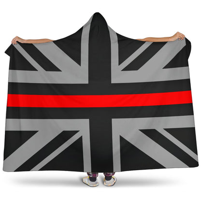 Thin Red Line Union Jack Hooded Blanket GearFrost