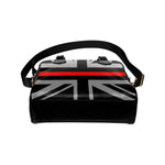 Thin Red Line Union Jack Leather Shoulder Handbag GearFrost