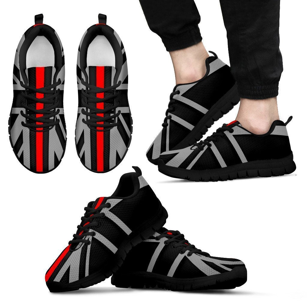 Thin Red Line Union Jack Men's Sneakers GearFrost