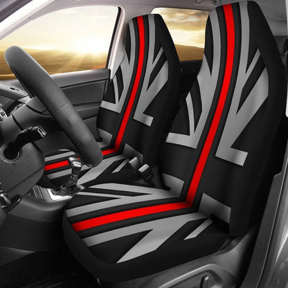 Thin Red Line Union Jack Universal Fit Car Seat Covers GearFrost