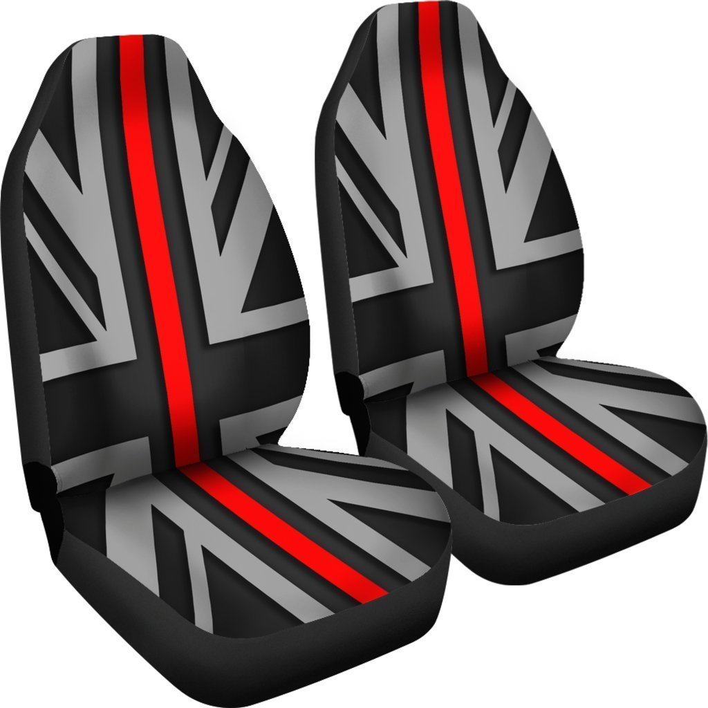 Thin Red Line Union Jack Universal Fit Car Seat Covers GearFrost