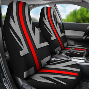 Thin Red Line Union Jack Universal Fit Car Seat Covers GearFrost