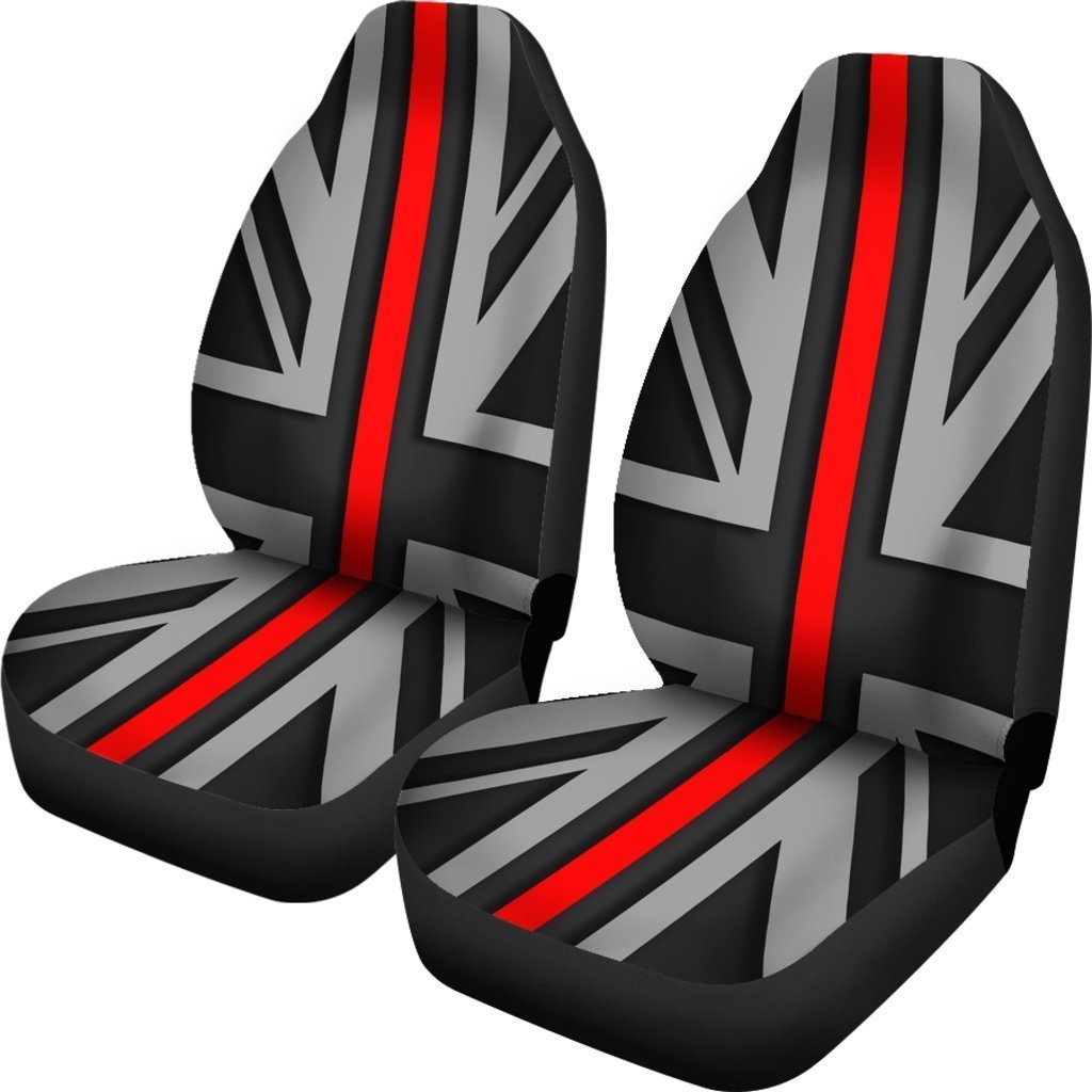 Thin Red Line Union Jack Universal Fit Car Seat Covers GearFrost