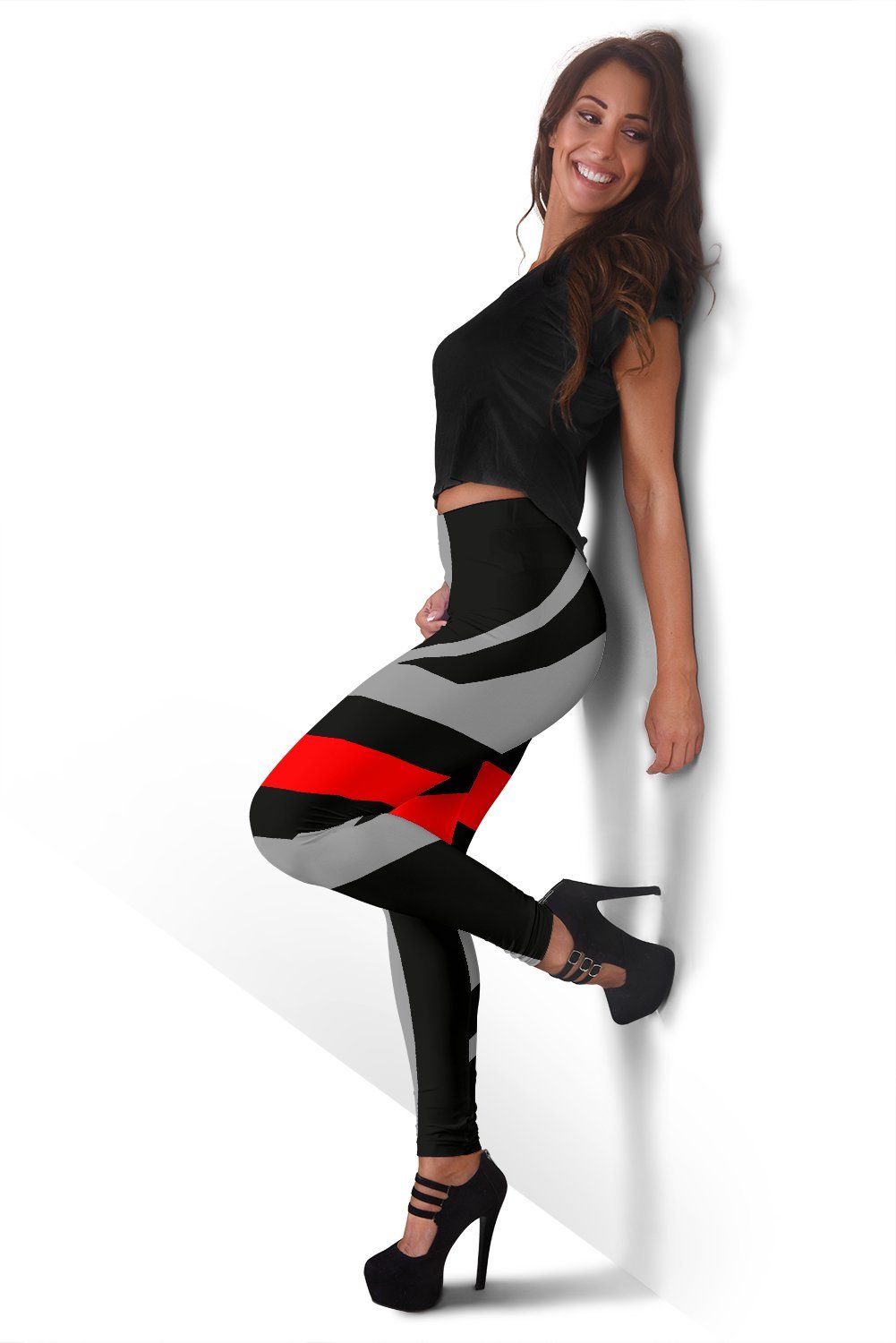 Thin Red Line Union Jack Women's Leggings GearFrost