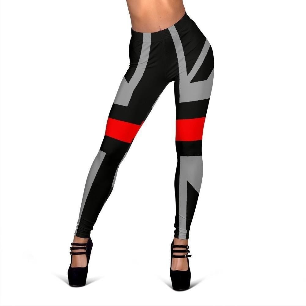 Thin Red Line Union Jack Women's Leggings GearFrost