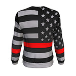 Thin Red Line Unisex Crewneck Sweatshirt GearFrost