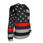 Thin Red Line Unisex Crewneck Sweatshirt GearFrost