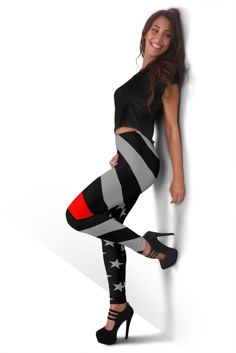 Thin Red Line Women's Leggings GearFrost