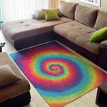 Tie Dye Print Area Rug