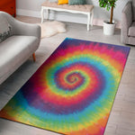Tie Dye Print Area Rug