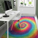 Tie Dye Print Area Rug