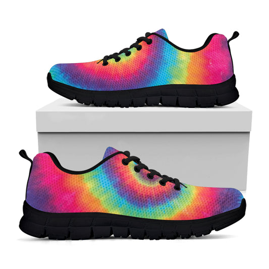 Tie Dye Print Black Sneakers