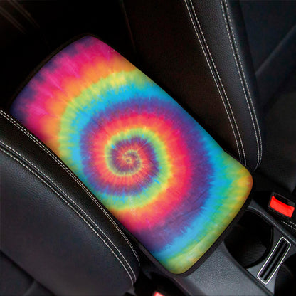 Tie Dye Print Car Center Console Cover