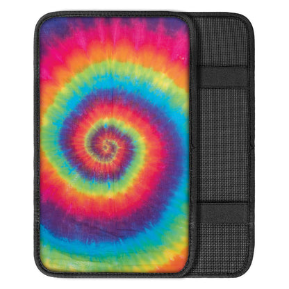 Tie Dye Print Car Center Console Cover
