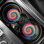 Tie Dye Print Car Coasters