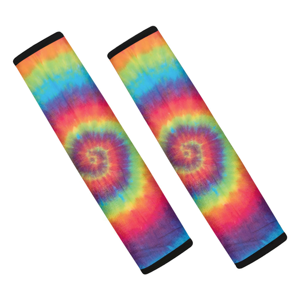 Tie Dye Print Car Seat Belt Covers