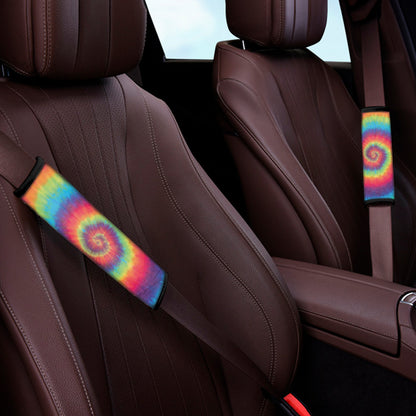 Tie Dye Print Car Seat Belt Covers