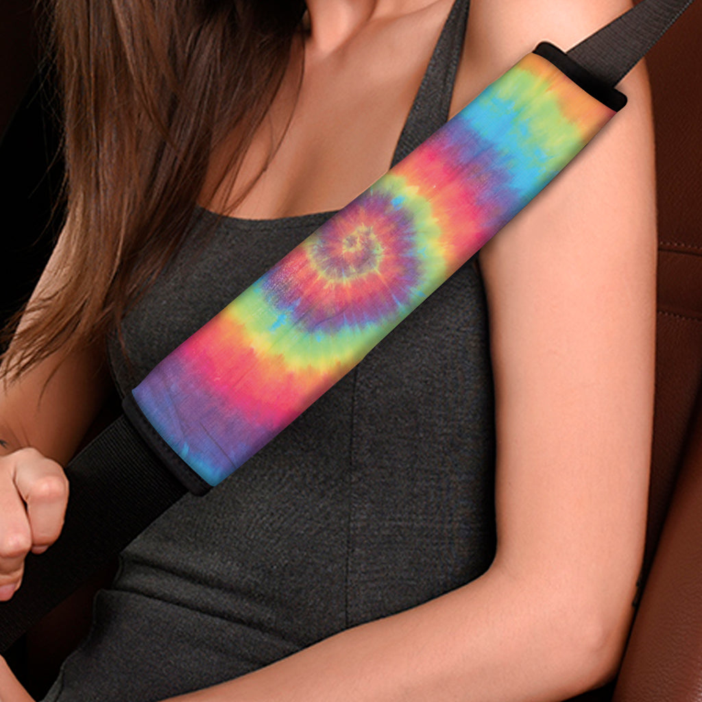 Tie Dye Print Car Seat Belt Covers