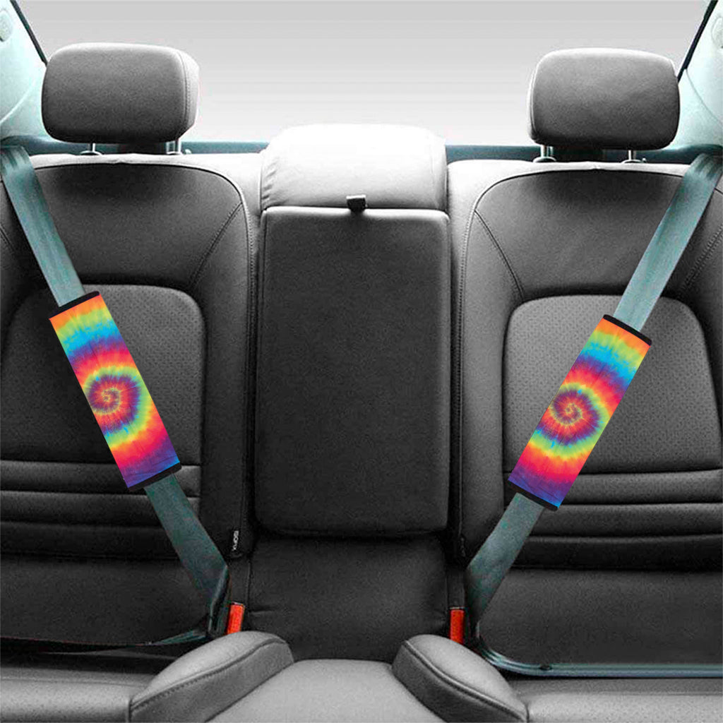 Tie Dye Print Car Seat Belt Covers