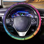 Tie Dye Print Car Steering Wheel Cover