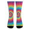 Tie Dye Print Crew Socks