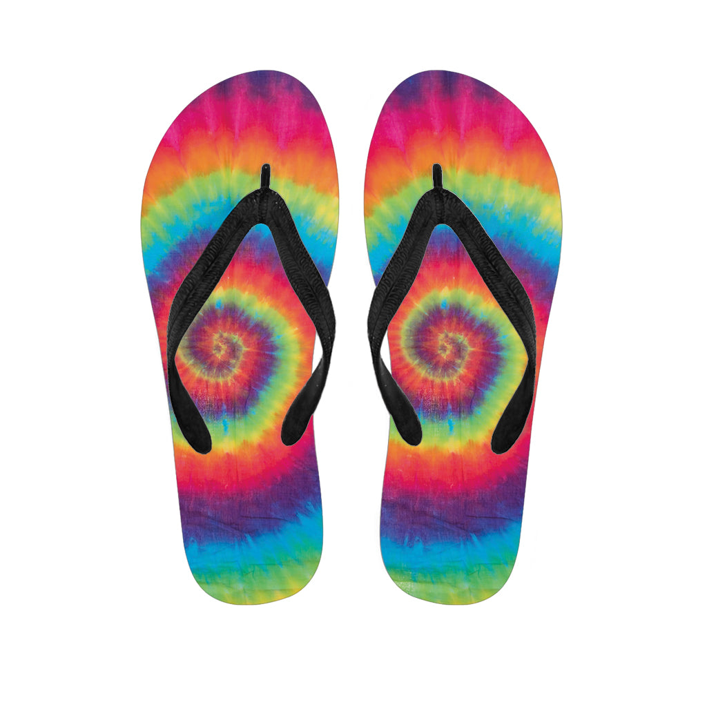 Tie Dye Print Flip Flops