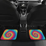 Tie Dye Print Front and Back Car Floor Mats