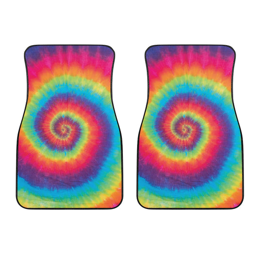 Tie Dye Print Front Car Floor Mats