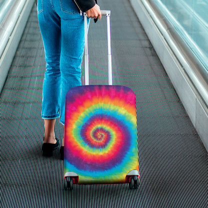 Tie Dye Print Luggage Cover
