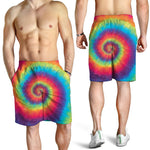 Tie Dye Print Men's Shorts
