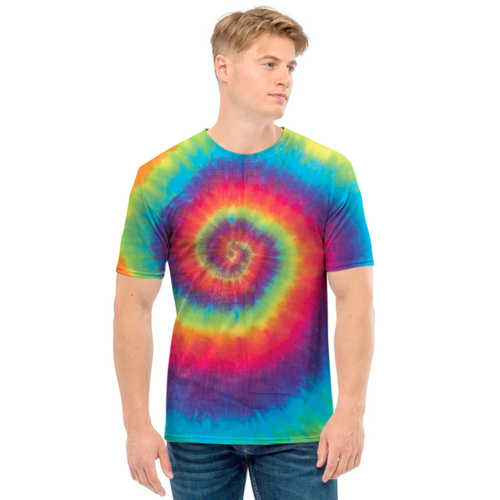Tie Dye Print Men's T-Shirt