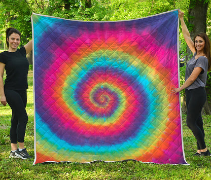 Tie Dye Print Quilt