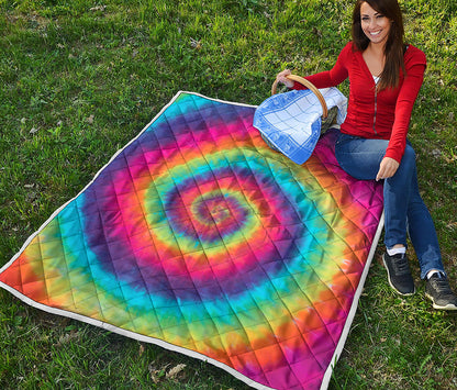 Tie Dye Print Quilt