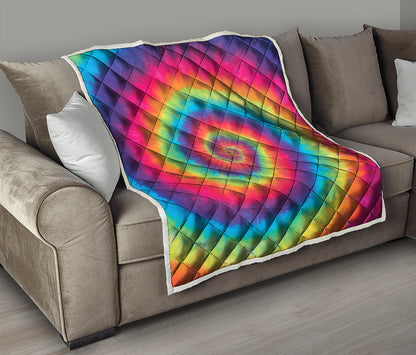 Tie Dye Print Quilt