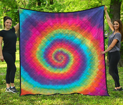 Tie Dye Print Quilt