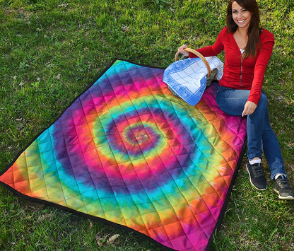 Tie Dye Print Quilt