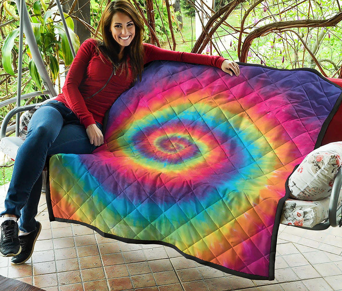 Tie Dye Print Quilt