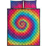 Tie Dye Print Quilt Bed Set