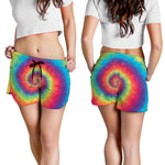 Tie Dye Print Women's Shorts