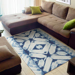 Tie Dye Shibori Pattern Print Area Rug